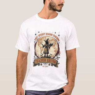 Tjejlärare Halloween-tröja för första kusliga säso T Shirt