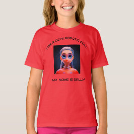 Tjejlars Cute Robotic Doll T-Shirt