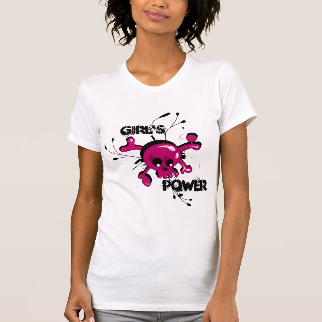 Tjejlarstyrka T Shirt (Framsida)