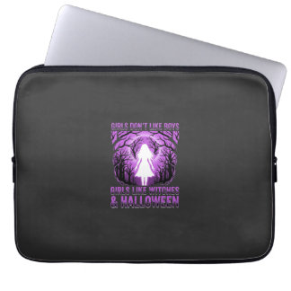 Tjejliknande Häxor Halloween-design Laptop Fodral