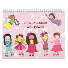 Tjejpower 2025 Kalender (Medelstorlek)
