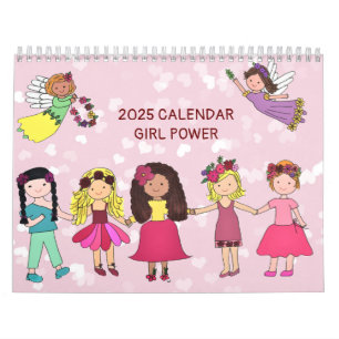 Tjejpower 2025 Kalender (Medelstorlek)