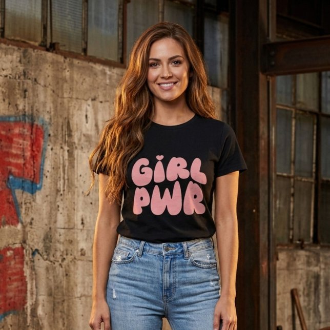 Tjejpower Feministisk T Shirt (Skapare uppladdad)