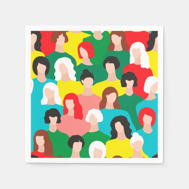 Tjejpower Pappersservett (Framsidan)