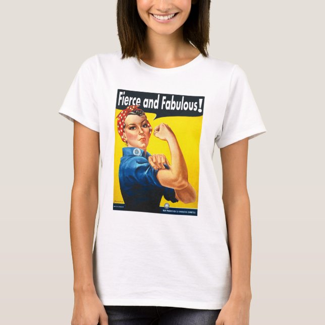 Tjejpower Starkt och Fantastiskt T Shirt (Framsida)