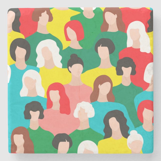 Tjejpower Stenunderlägg (Framsidan)