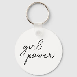 Tjejpower-vibbar | Söt feministisk nyckelringsdesi Nyckelring