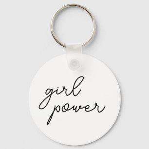 Tjejpower-vibbar   Söt feministisk nyckelringsdesi Nyckelring