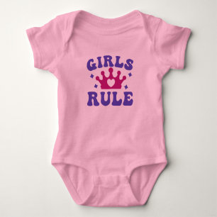 Tjejregelerar Babyplagg – Bedårande Feministisk Ba T Shirt