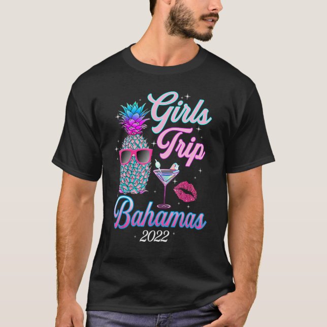 Tjejresa 2022 För Kvinnor Bahamas Spenpartaj T Shirt (Framsida)