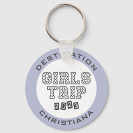 Tjejresa 2023 Tjejer Helg Semester Anpassad Nyckelring