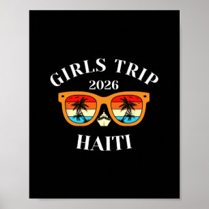 Tjejresa 2026 Haiti Spring Break 2026 Kryssningsre Poster