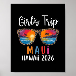 Tjejresa 2026 Maui Hawaii Tjejvecka Sommar V Poster