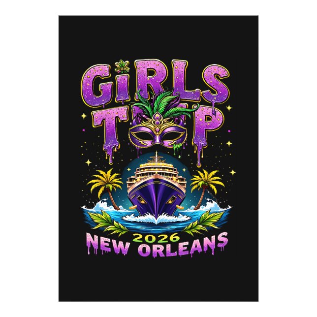 Tjejresa 2026 New Orleans Fototryck (Framsidan)
