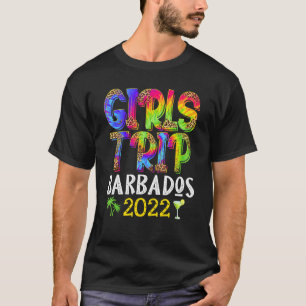 Tjejresa Barbados 2022 Sängvätning Tie D T Shirt