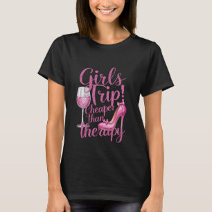 Tjejresa Billigare Än Terapi Helg Vinfest T Shirt
