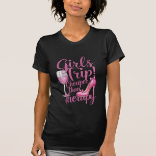 Tjejresa Billigare Än Terapi Helg Vinfest T Shirt