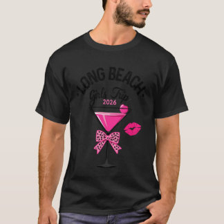 Tjejresa Long Beach 2026 Helguppe Födelsedagsfiran T Shirt