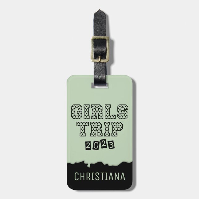 Tjejresan 2023 Tjejernas Helguppehåll Semester Bagagebricka (Vertikal Framsida)