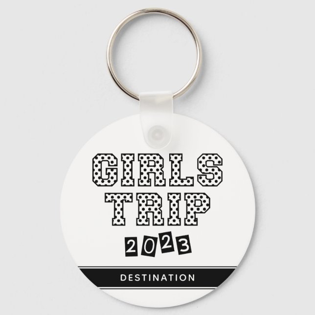 Tjejresan 2023 Tjejhelgens Semester Anpassad Nyckelring (Framsida)