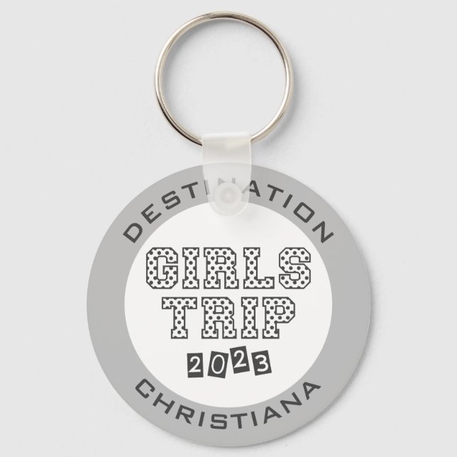 Tjejresan 2023 Tjejvecka Semester Anpassad Nyckelring (Framsida)