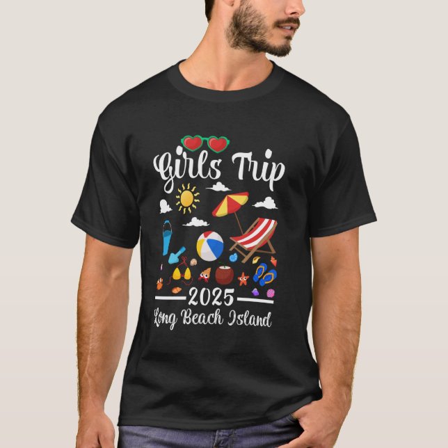 Tjejresan 2025 Sommarlov Long Beach Island T Shirt (Framsida)