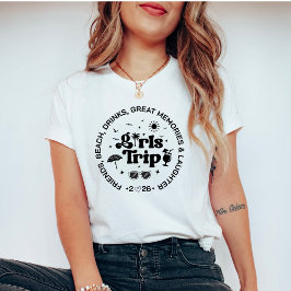 Tjejresan 2026 – Anpassade Vänner Semester vid Str T Shirt