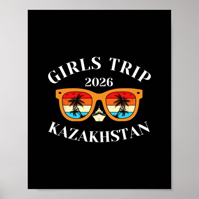Tjejresan 2026 Kazakstan Spring Break 2026 Kryssni Poster (Framsidan)