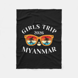 Tjejresan 2026 Myanmar Spring Break 2026 Kryssning Fleecefilt
