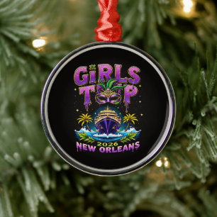 Tjejresan 2026 New Orleans Julgransprydnad Metall