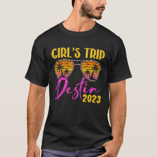 Tjejresan Destin Florida 2023 Matchande Möhippa T Shirt