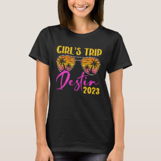 Tjejresan Destin Florida 2023 Matchande Sängkammar T Shirt