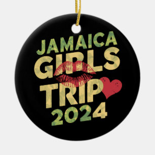 Tjejresan Jamaica 2024 Helg Sommarlov  Julgransprydnad Keramik