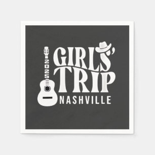 Tjejresan Nashville 2025 Semester Sommar Pappersservett