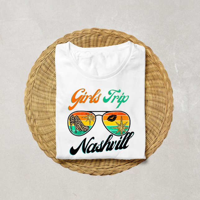Tjejresan Nashville 2026 Tröja för Kvinnor Helg (Girls Trip Nashville 2026 Shirt for Women Weekend)
