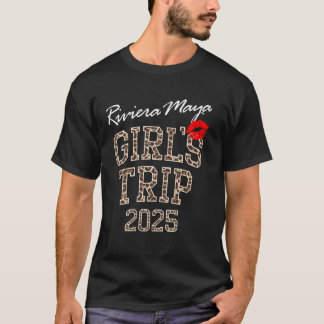 Tjejresan Riviera Maya 2025 Helguppe Semester Föde T Shirt