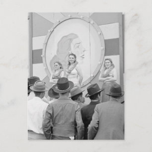 Tjejshow, 1942 vykort