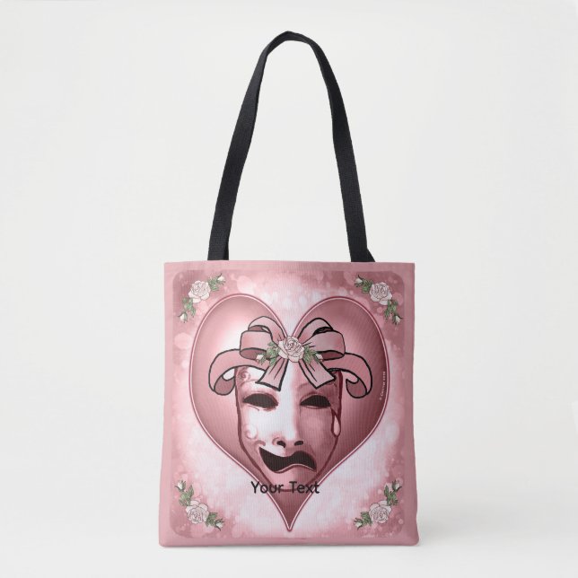 Tjejskådespelarmask  tygkasse (Framsida)