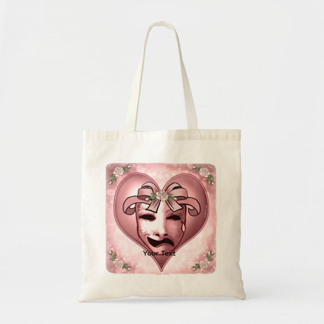 Tjejskådespelarmask  tygkasse (Framsidan)