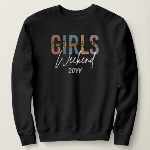 Tjejvecka Cheetah Print Tjejresor Getaway T Shirt