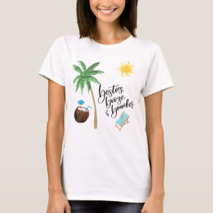 Tjejveckoskjorta – Bästa vänner & sprit t-shirt