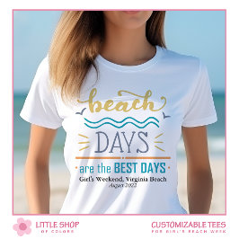 Tjejweekend på stranden t shirt