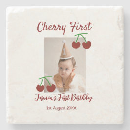 Tjerry först fotoungar i grattis på födelsedagen,  stenunderlägg