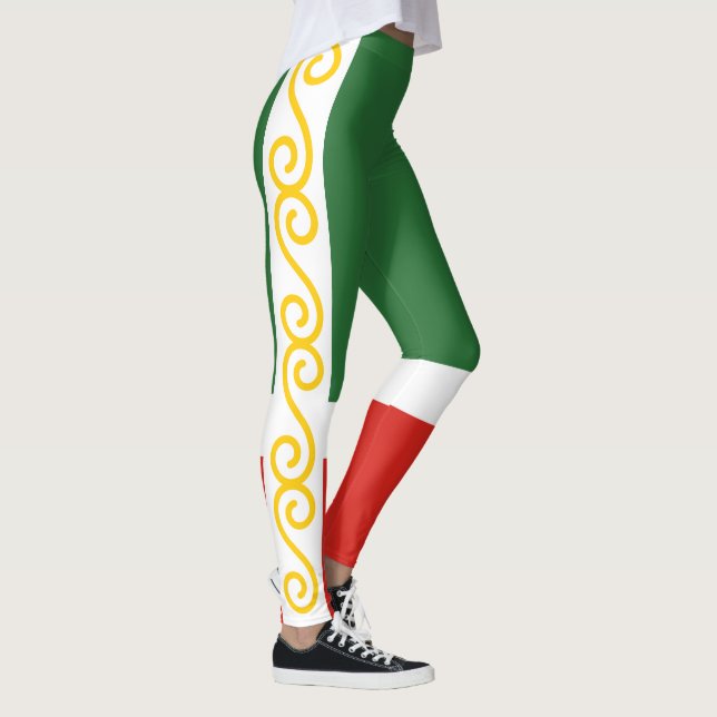 Tjetjenien-Flagga Leggings (Höger)