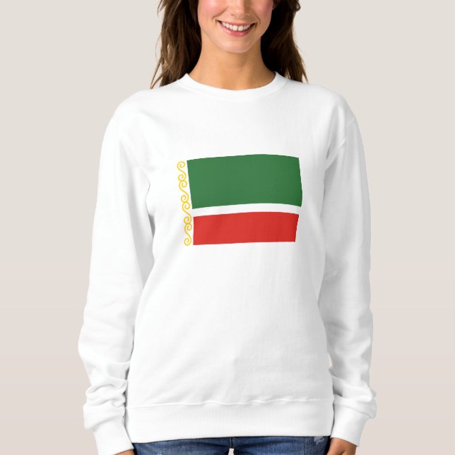 Tjetjenien-Flagga T Shirt (Framsida)