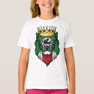 Tjetjenien Lejona Kung Flagga T Shirt