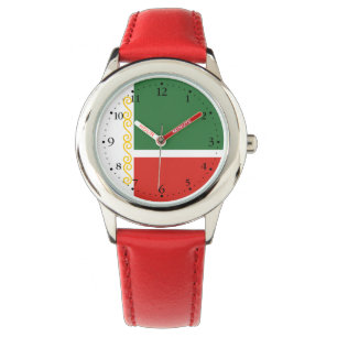 Tjetjeniens flagga armbandsur