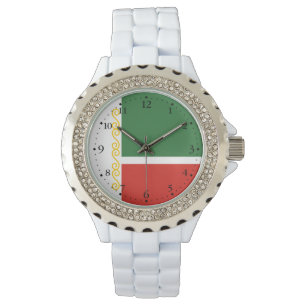 Tjetjeniens flagga armbandsur