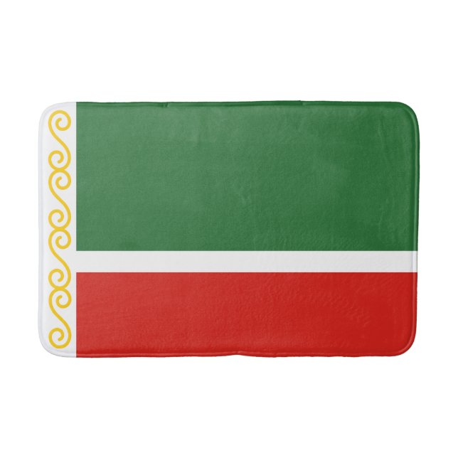 Tjetjeniens flagga badrumsmatta (Framsidan)