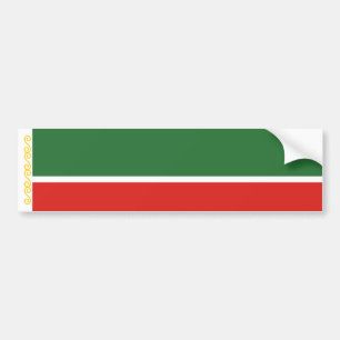 Tjetjeniens flagga bildekal